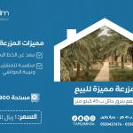 للبيع قطعة أرض 91 - جنوب البدائع