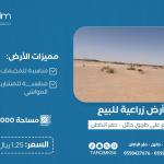 للبيع أرض زراعية شرق حائل - جانين